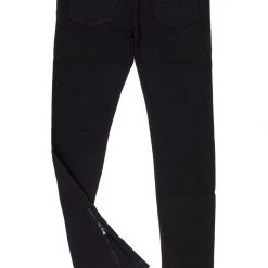 MENS JEANS Denim JAYMES STACKED FLARE JEAN-BLACK