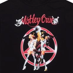 MENS TEES MOTLEY T-SHIRT-BLACK Tops