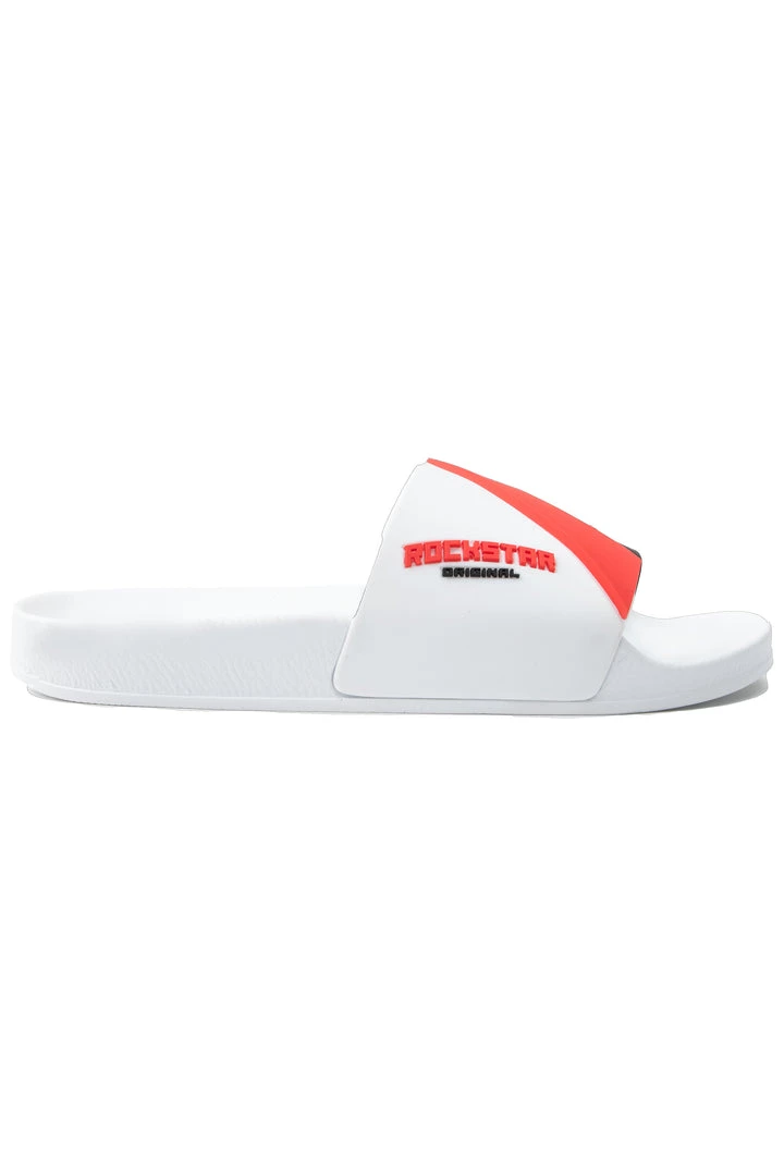 MENS ACCESSORIES MARCELLIN SLIDES- WHITE 2 MENS ACCESSORIES MARCELLIN SLIDES- WHITE