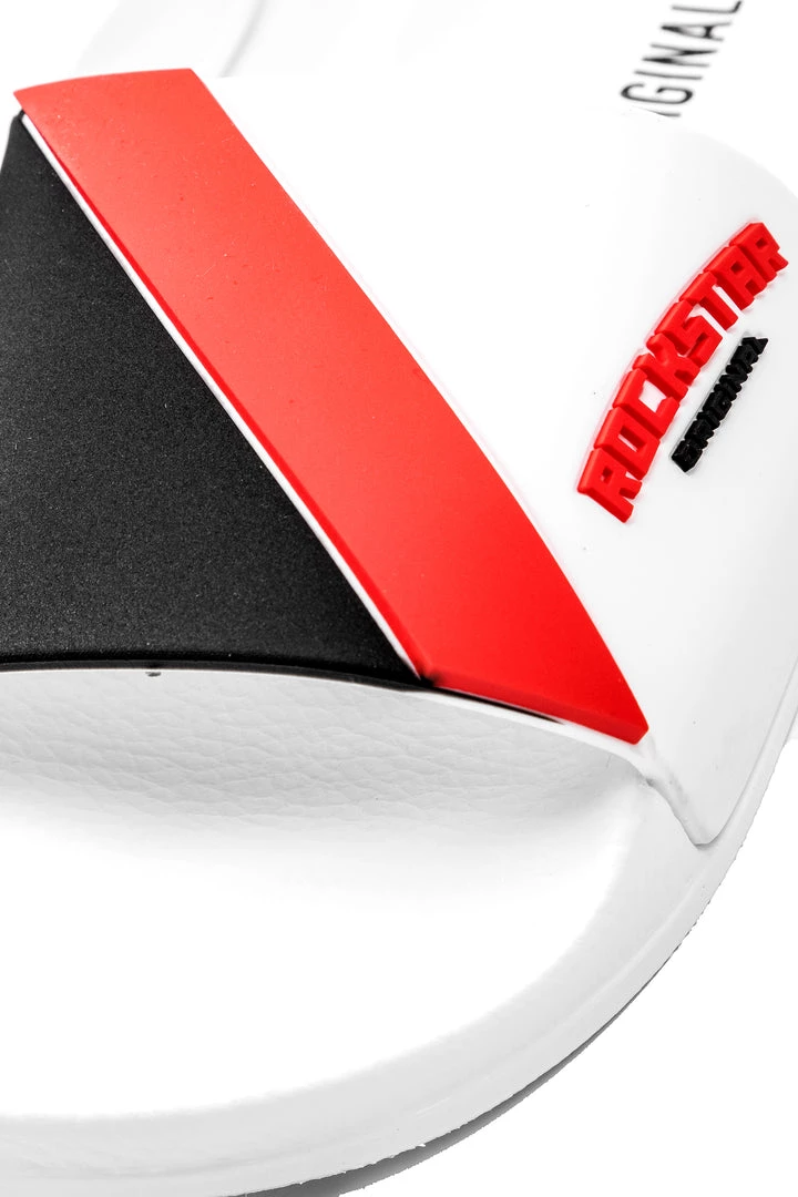 MENS ACCESSORIES MARCELLIN SLIDES- WHITE 4 MENS ACCESSORIES MARCELLIN SLIDES- WHITE