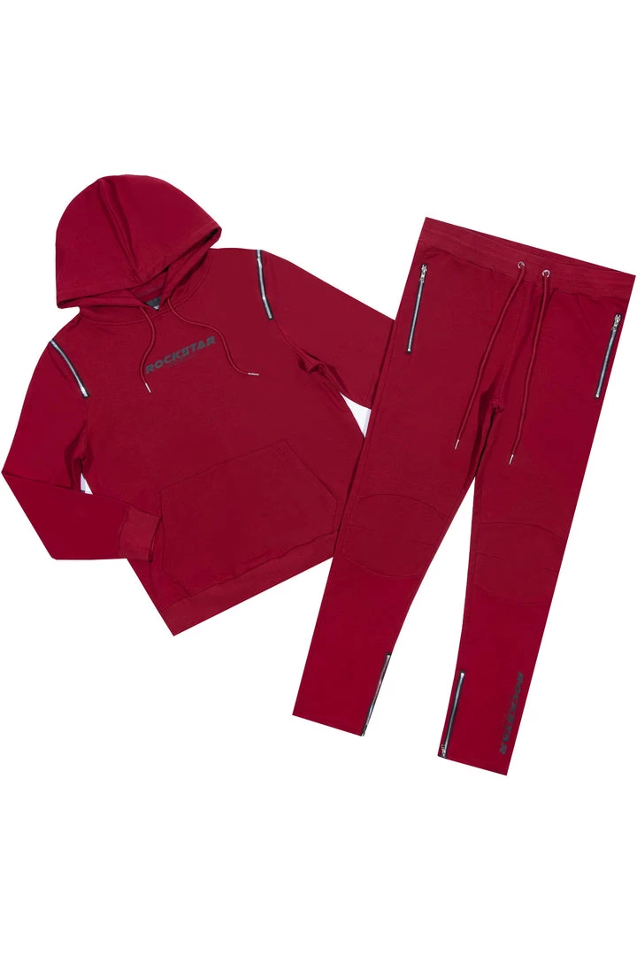 BOYS TRACK SETS KIDS MAXIME TRACK SET-BURGUNDY 1 BOYS TRACK SETS KIDS MAXIME TRACK SET-BURGUNDY