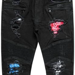 MENS JEANS MILLI BANDANA JEAN-BLACK