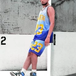 MENS SHORT SETS Track Sets MOOD SHORT SET-BLUE