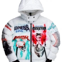 BOYS OUTERWEAR KIDS NASH PUFFER JACKET-WHITE New Arrivals