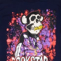 MENS TEES NFT GRAPHIC T-SHIRT-NAVY Tops