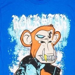 MENS TEES NFT GRAPHIC T-SHIRT-ROYAL BLUE