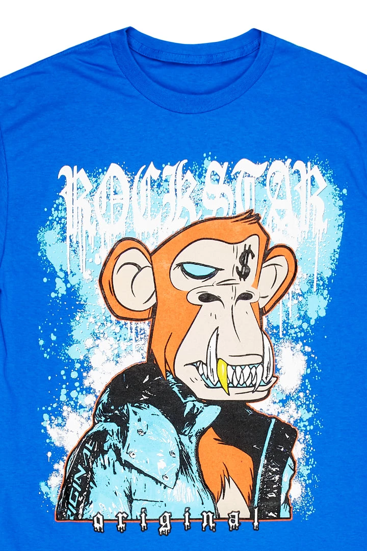 MENS TEES NFT GRAPHIC T-SHIRT-ROYAL BLUE 2 MENS TEES NFT GRAPHIC T-SHIRT-ROYAL BLUE