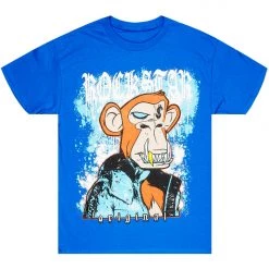 MENS TEES NFT GRAPHIC T-SHIRT-ROYAL BLUE