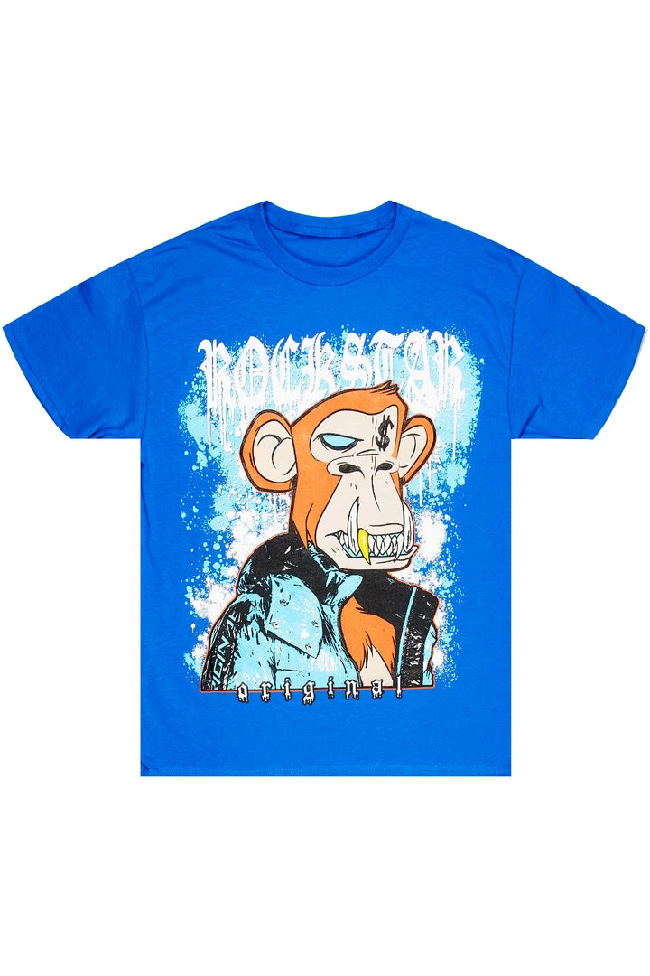 MENS TEES NFT GRAPHIC T-SHIRT-ROYAL BLUE 1 MENS TEES NFT GRAPHIC T-SHIRT-ROYAL BLUE