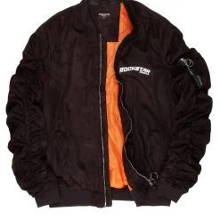 MENS JACKETS NUKE BOMBER JACKET-BLACK