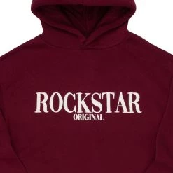 MENS HOODIES & SWEATSHIRTS OCTAVIO GRAPHIC HOODIE-BURGUNDY