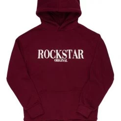 MENS HOODIES & SWEATSHIRTS OCTAVIO GRAPHIC HOODIE-BURGUNDY