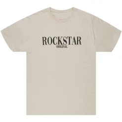 MENS TEES Tops OCTAVIO PRINTED T-SHIRT-BEIGE/BLACK