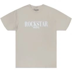 MENS TEES OCTAVIO PRINTED T-SHIRT-BEIGE/WHITE Tops