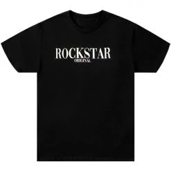 MENS TEES Tops OCTAVIO PRINTED T-SHIRT-BLACK/WHITE