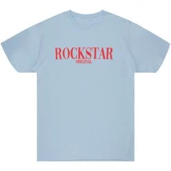 MENS TEES OCTAVIO PRINTED T-SHIRT-BLUE/RED