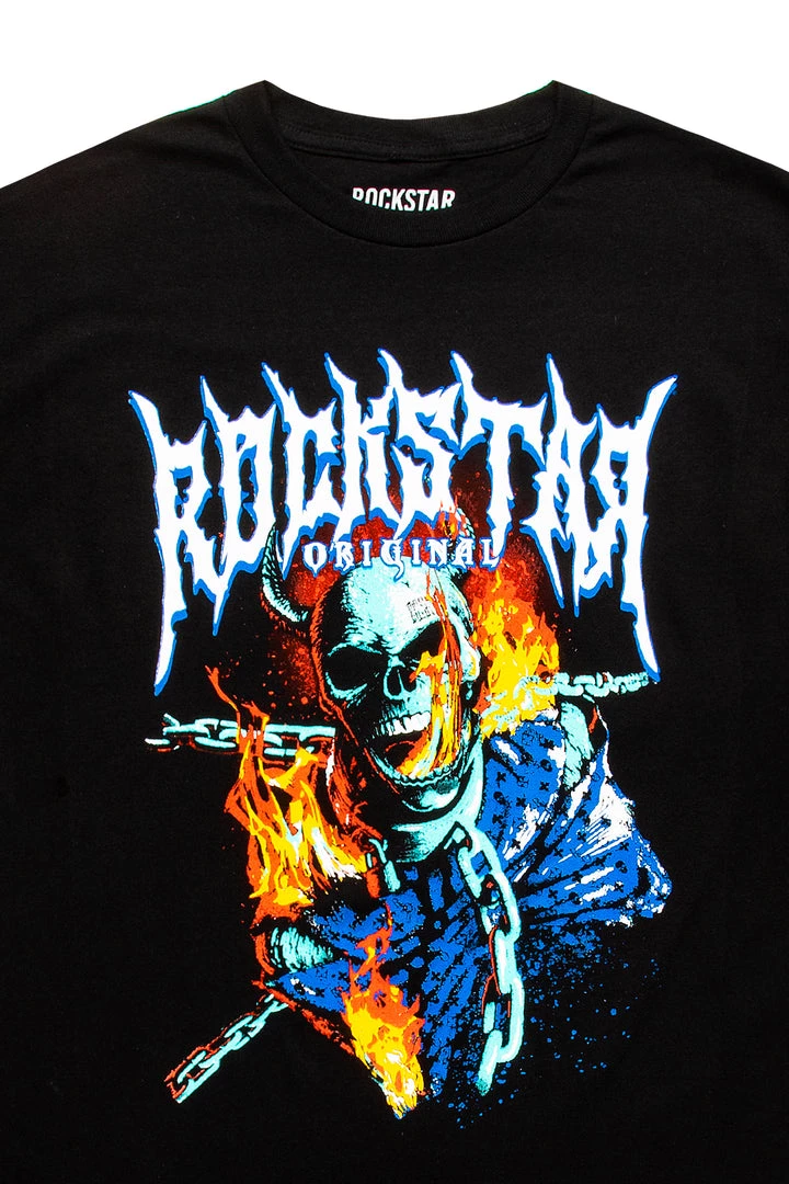 MENS TEES ODDVAR GRAPHIC T-SHIRT-BLACK 2 MENS TEES ODDVAR GRAPHIC T-SHIRT-BLACK