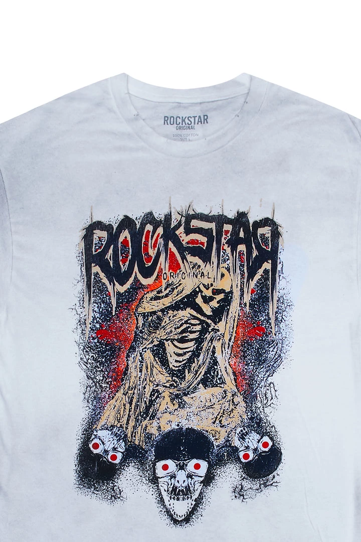 MENS TEES Tops OZZY PRINTED T-SHIRT-WHITE 2 MENS TEES Tops OZZY PRINTED T-SHIRT-WHITE