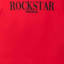 MENS TEES Tops OCTAVIO PRINTED T-SHIRT- RED