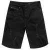 MENS SHORTS OSCAR DENIM SHORT- BLACK