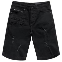 MENS SHORTS OSCAR DENIM SHORT- BLACK
