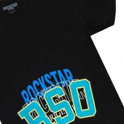 MENS TRACK SETS ROVER T-SHIRT/PANT SET- BLACK