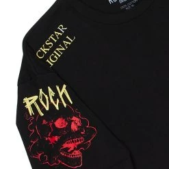 MENS TRACK SETS ROVER T-SHIRT/PANT SET- BLACK