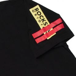 MENS TRACK SETS ROVER T-SHIRT/PANT SET- BLACK