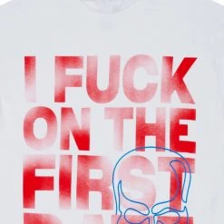 MENS TEES Tops POE T-SHIRT-WHITE