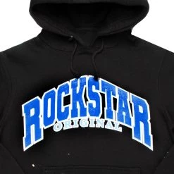 MENS HOODIES & SWEATSHIRTS POLLOCK HOODIE-BLACK