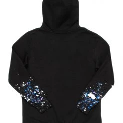 MENS HOODIES & SWEATSHIRTS POLLOCK HOODIE-BLACK