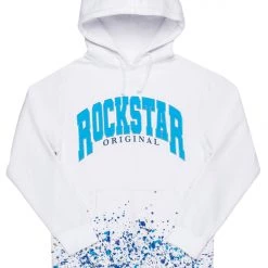 MENS HOODIES & SWEATSHIRTS POLLOCK HOODIE-WHITE Tops 9 MENS HOODIES & SWEATSHIRTS POLLOCK HOODIE-WHITE Tops