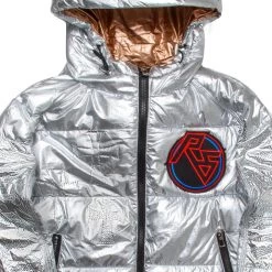 WOMENS OUTERWEAR VERGE PUFFER JACKET-SILVER