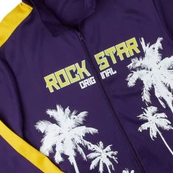 MENS TRACK SETS DONATO GRAPHIC TRACK SET-YELLOW/PURPLE