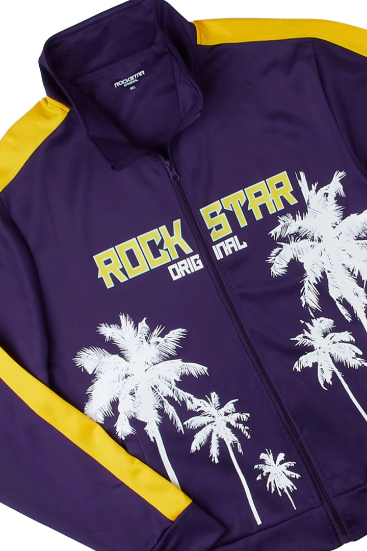 MENS TRACK SETS DONATO GRAPHIC TRACK SET-YELLOW/PURPLE 2 MENS TRACK SETS DONATO GRAPHIC TRACK SET-YELLOW/PURPLE