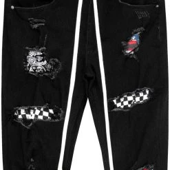 MENS JEANS PAYTEN PATCH JEAN-BLACK