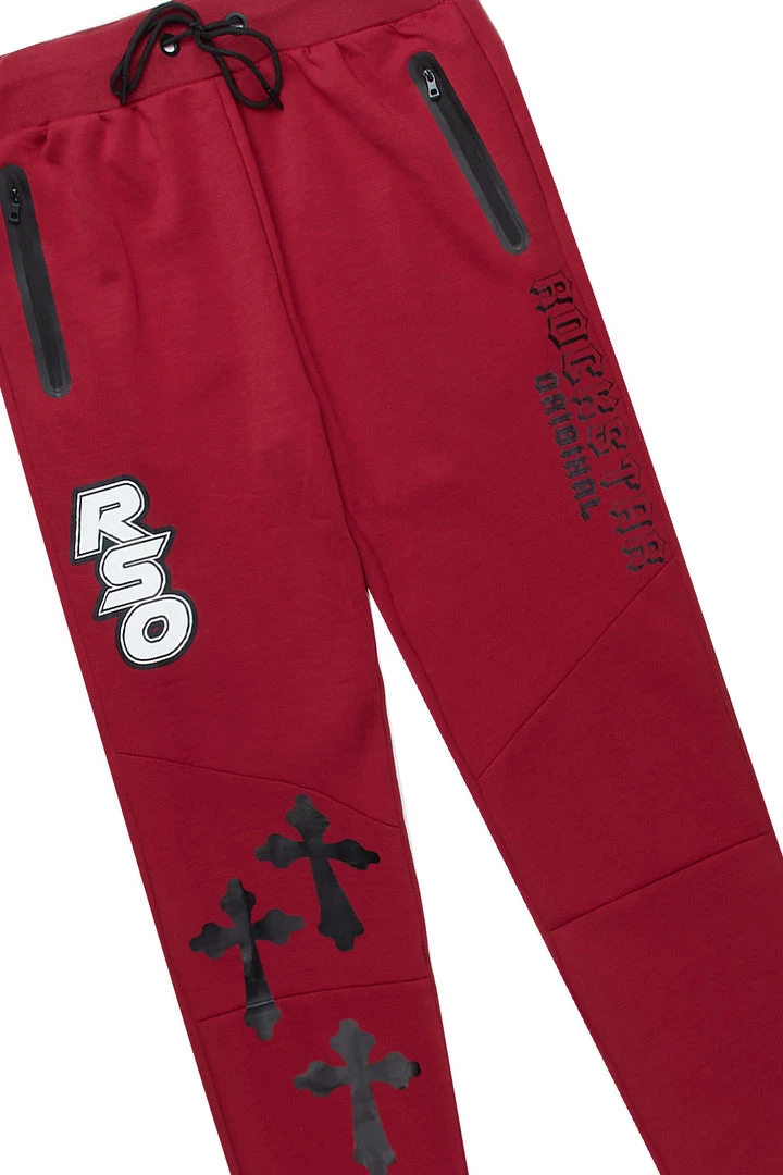 MENS TRACK SETS QADIR GRAPHIC TRACK SET-BURGUNDY 3 MENS TRACK SETS QADIR GRAPHIC TRACK SET-BURGUNDY