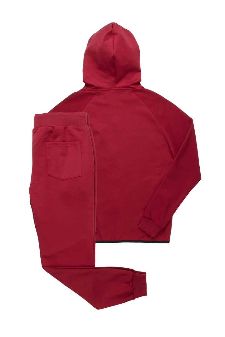 MENS TRACK SETS QADIR GRAPHIC TRACK SET-BURGUNDY 4 MENS TRACK SETS QADIR GRAPHIC TRACK SET-BURGUNDY