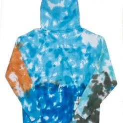 MENS HOODIES & SWEATSHIRTS Tops QUENT HOODIE-BLUE/ORANGE