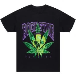 MENS TEES Tops RAEFUH GRAPHIC T-SHIRT-BLACK