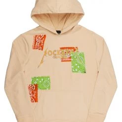 MENS HOODIES & SWEATSHIRTS RAE GRAPHIC HOODIE-ORANGE/GREEN