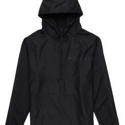 MENS JACKETS Jackets & Outerwear REUBEN WINDBREAKER-BLACK