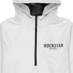 MENS JACKETS REUBEN WINDBREAKER-GREY Jackets & Outerwear