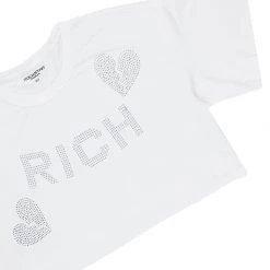 WOMENS ACTIVE SHORT SETS RICH BITCH BIKE SHORT SET-WHITE