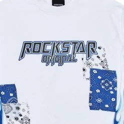 MENS HOODIES & SWEATSHIRTS RONIN GRAPHIC CREWNECK -WHITE Tops