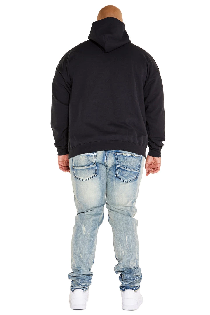 MENS HOODIES & SWEATSHIRTS ANTHONY PRINTED HOODIE-BLACK Tops 3 MENS HOODIES & SWEATSHIRTS ANTHONY PRINTED HOODIE-BLACK Tops