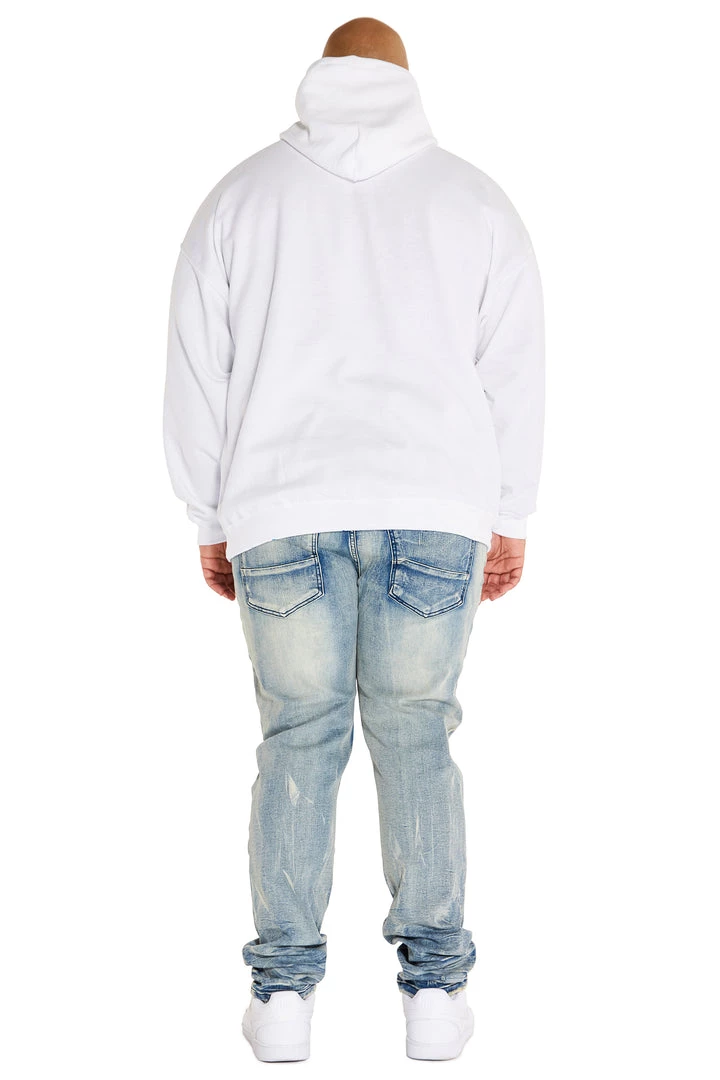 MENS HOODIES & SWEATSHIRTS POLLOCK HOODIE-WHITE Tops 3 MENS HOODIES & SWEATSHIRTS POLLOCK HOODIE-WHITE Tops