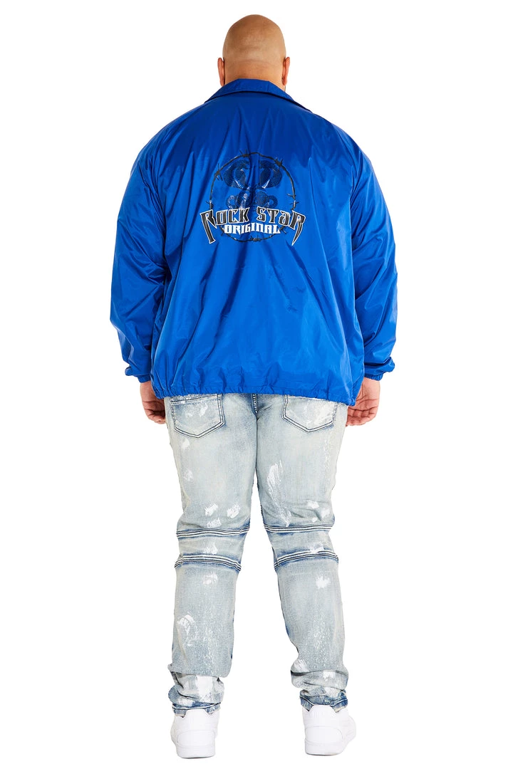 MENS JACKETS SYMBA NYLON JACKET-ROYAL BLUE 3 MENS JACKETS SYMBA NYLON JACKET-ROYAL BLUE