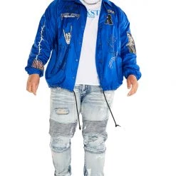 MENS JACKETS SYMBA NYLON JACKET-ROYAL BLUE