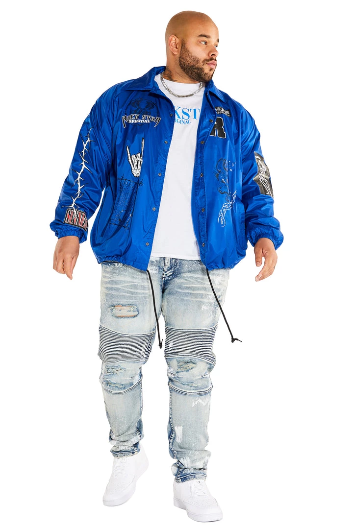 MENS JACKETS SYMBA NYLON JACKET-ROYAL BLUE 1 MENS JACKETS SYMBA NYLON JACKET-ROYAL BLUE